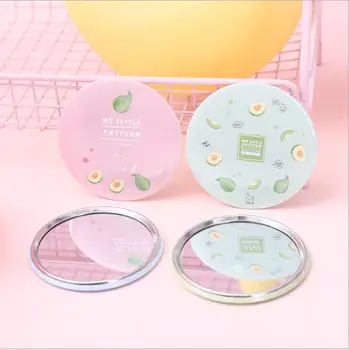 12pcs/lot Summer Fresh Avocado Tinplate Make-up Carry Mirror Kids Festival Birthday Party Take-home Favor souvenir Goodie