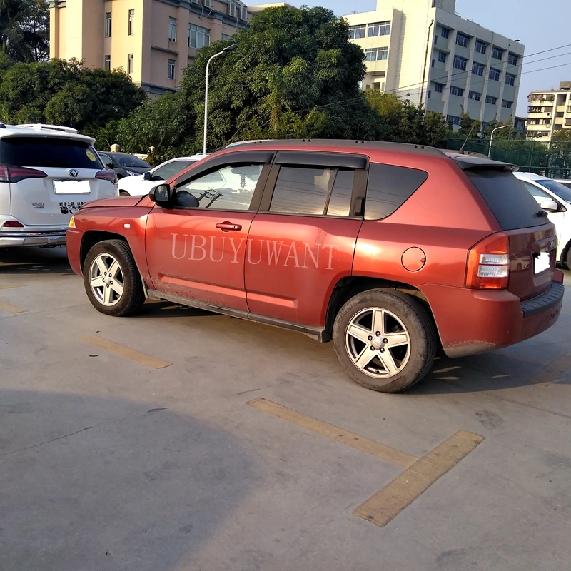 For Jeep Compass 2007 2008 2009 2010 Plastic Black Window Visor Vent Shades Sun Rain Deflector Guard Auto Accessories 4PCS/SET
For Jeep Compass 2007 2008 2009 2010 Plastic Black Window Visor Vent Shades Sun Rain Deflector Guard Auto Accessories 4PCS/SET