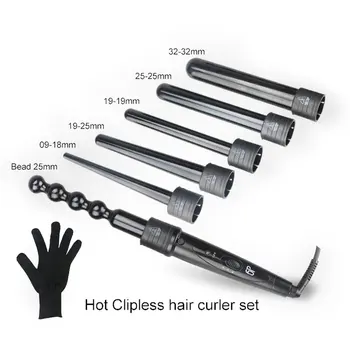 Gourd Tube Changing Head Curling Stick Combination Set Ceramic Curler Six-In-One Tube Changing Curling Artifact
Gourd Tube Changing Head Curling Stick Combination Set Ceramic Curler Six-In-One Tube Changing Curling Artifact