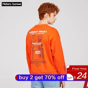 Metersbonwe 2020 New Spring Sweatshirt Men High Quality Loose Printing Sweatshirt Fashion trends Men's Skateboard Sweatshirt
Metersbonwe 2020 New Spring Sweatshirt Men High Quality Loose Printing Sweatshirt Fashion trends Men's Skateboard Sweatshirt