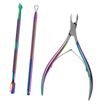 1 Set 3pcs Multi-functional Dead-skin Shear Nippers Cuticle Pusher Cleaner Trimmer Sharp Cuticle Remover Tool Cuticle Nippers St
1 Set 3pcs Multi-functional Dead-skin Shear Nippers Cuticle Pusher Cleaner Trimmer Sharp Cuticle Remover Tool Cuticle Nippers St