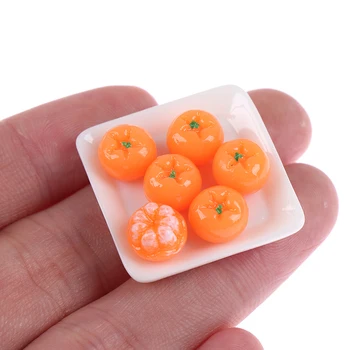 1 plate+6 Fake oranges Dollhouse Miniature Model Simulation Fake Fruit Kitchen Decor Gift 1/12 orange
1 plate+6 Fake oranges Dollhouse Miniature Model Simulation Fake Fruit Kitchen Decor Gift 1/12 orange