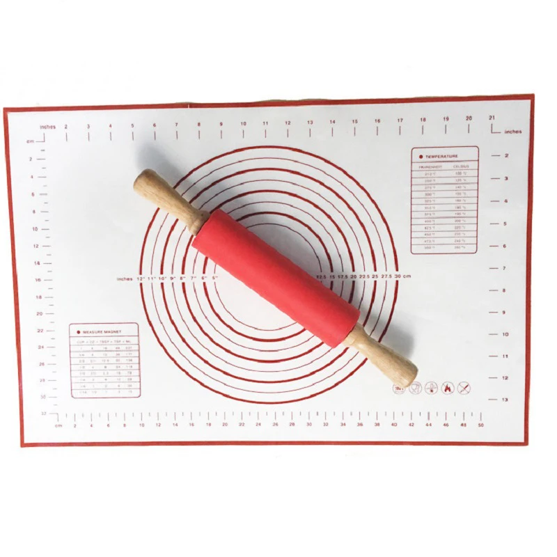 Food Grade Silicone Kneading Mat Non-stick Baking Tool Pad Pizza Pastry Kitchen Tool Cooking Tableware Accessories Rolling Cake
Food Grade Silicone Kneading Mat Non-stick Baking Tool Pad Pizza Pastry Kitchen Tool Cooking Tableware Accessories Rolling Cake