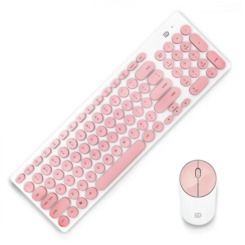 Fuld IK6630 Wireless Keyboard And Mouse Set Punk Circle Key Cap Mute Power Saving Wireless Keyboard And Mouse Suite
Fuld IK6630 Wireless Keyboard And Mouse Set Punk Circle Key Cap Mute Power Saving Wireless Keyboard And Mouse Suite