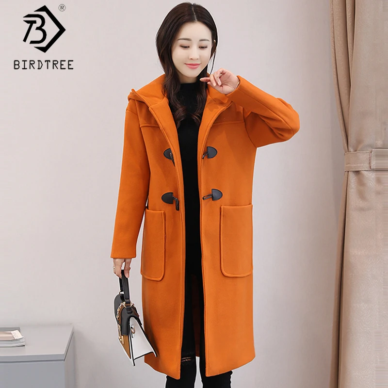 2019 Autumn New Arrival Women's Solid Coats Wool Blends Single-breasted Full Sleeve Hooded Pockets Office Lady Clothing C98301K
2019 Autumn New Arrival Women's Solid Coats Wool Blends Single-breasted Full Sleeve Hooded Pockets Office Lady Clothing C98301K
