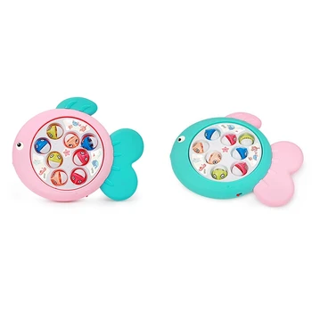 Electric Toy Fishing Rod Rotating netic Disc Music Baby Puzzle Children Electric Toy Gift
Electric Toy Fishing Rod Rotating netic Disc Music Baby Puzzle Children Electric Toy Gift