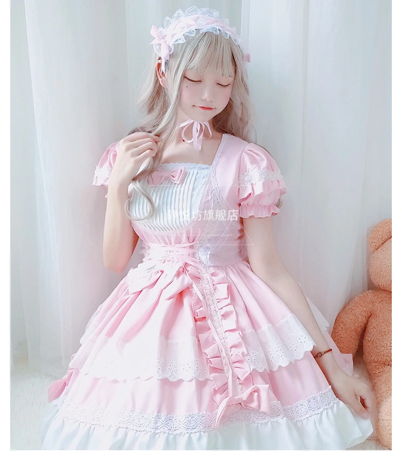 Luogen Coyoung Store Cosplay Sweet Lolita Dress Retro Lace Bowknot Flare Sleeve Victorian Kawaii Girl Gothic 17 Luogen Coyoung Store Cosplay Sweet Lolita Dress Retro Lace Bowknot Flare Sleeve Victorian Kawaii Girl Gothic -Zentai shop online H55cfff6e250c4416bba942fb6856358cd.jpg