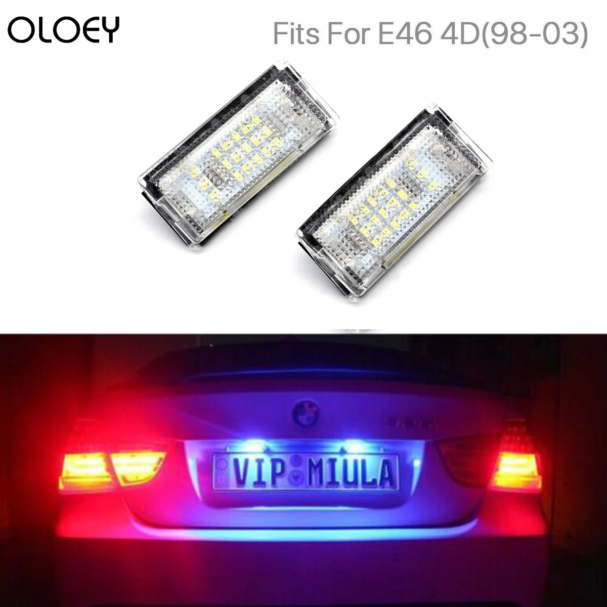 2X Led License Plate Light Led Canbus Auto Tail Light White No Error LED Bulbs For BMW 3er E46 4D 1998-2003 Car Accessories
2X Led License Plate Light Led Canbus Auto Tail Light White No Error LED Bulbs For BMW 3er E46 4D 1998-2003 Car Accessories