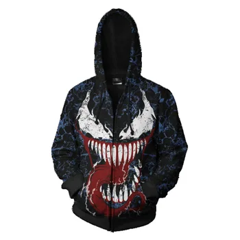 Black Spider Venom Cosplay Hoodies Jacket 3D Printed Movie Spider Hip Hop Sweatshirt for Spring Autumn Tops
Black Spider Venom Cosplay Hoodies Jacket 3D Printed Movie Spider Hip Hop Sweatshirt for Spring Autumn Tops