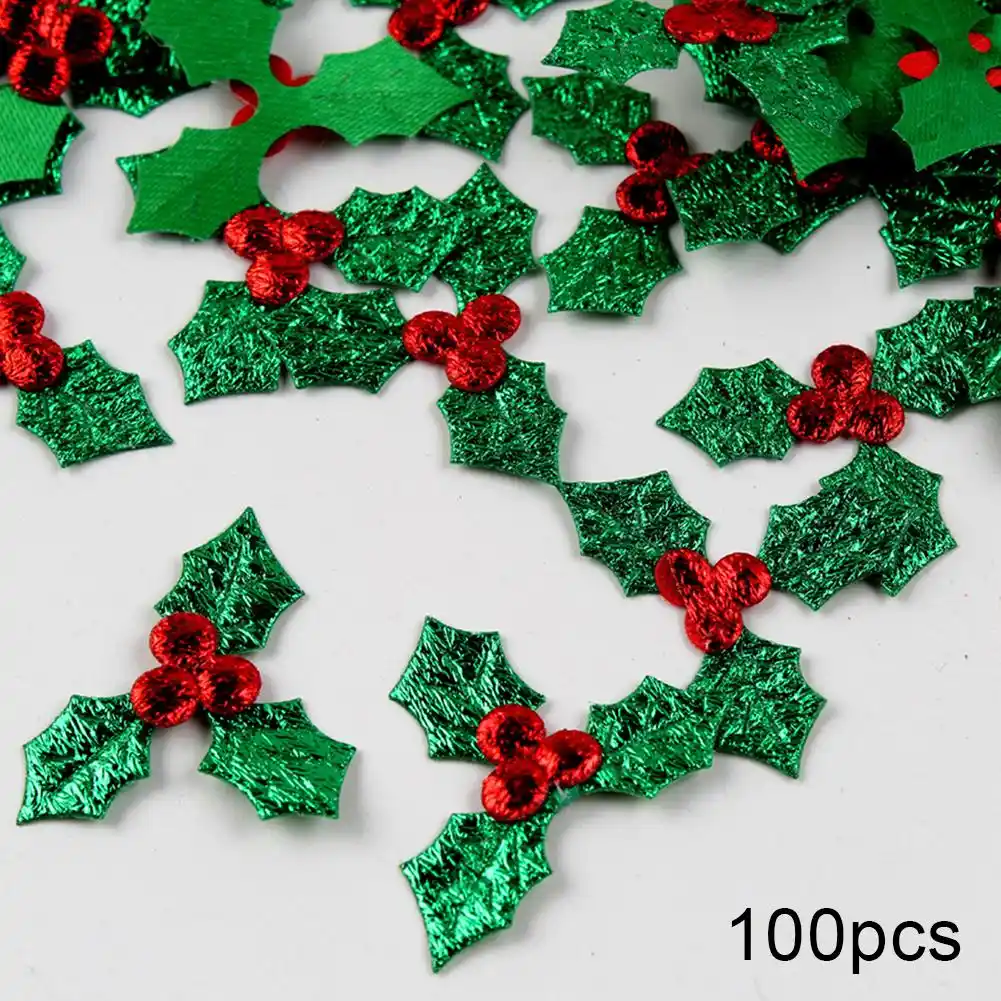 cloth applique for christmas decoration, table decoration, stick