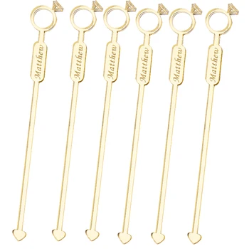 10PCS Personalized Diamond Ring Cocktail Stirrer Sticks Acrylic Custom Name Swizzle Stir Sticks Bridal Shower Party Table Decor
10PCS Personalized Diamond Ring Cocktail Stirrer Sticks Acrylic Custom Name Swizzle Stir Sticks Bridal Shower Party Table Decor