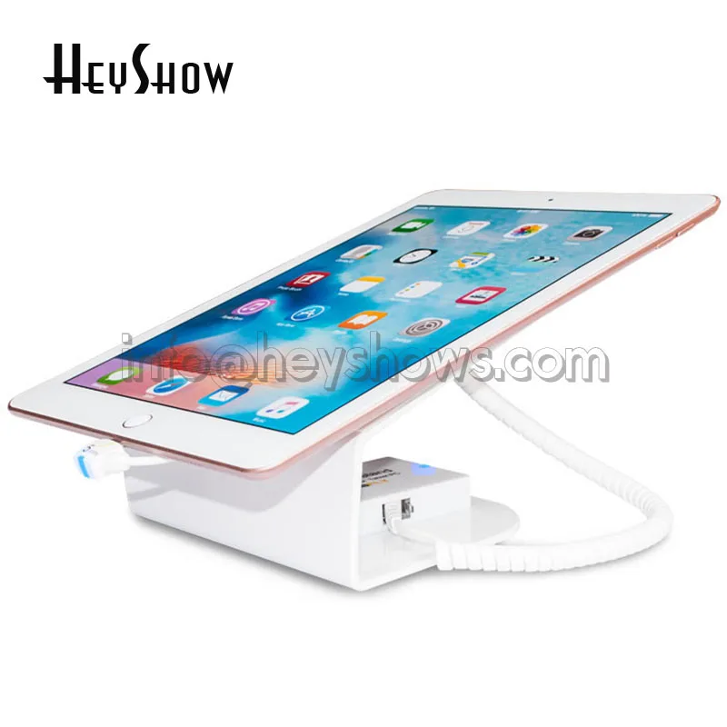 

6PCS iPad Secuirty Blurglar Alarm Stand Huawei Samsung Apple Tablets Secure Anti-Theft Holder For Tablet Retail Shop Show