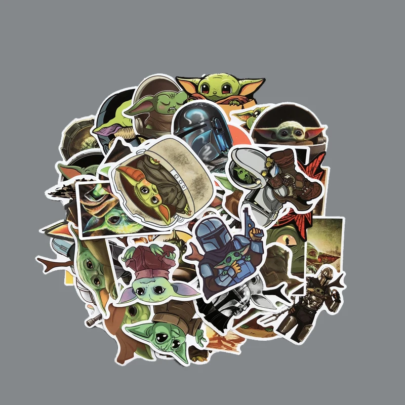 25/50PCS Baby Yoda Star Wars The Mandalorian Stickers for Laptop Skateboard Home Decoration Car Scooter Decal 
25/50PCS Baby Yoda Star Wars The Mandalorian Stickers for Laptop Skateboard Home Decoration Car Scooter Decal