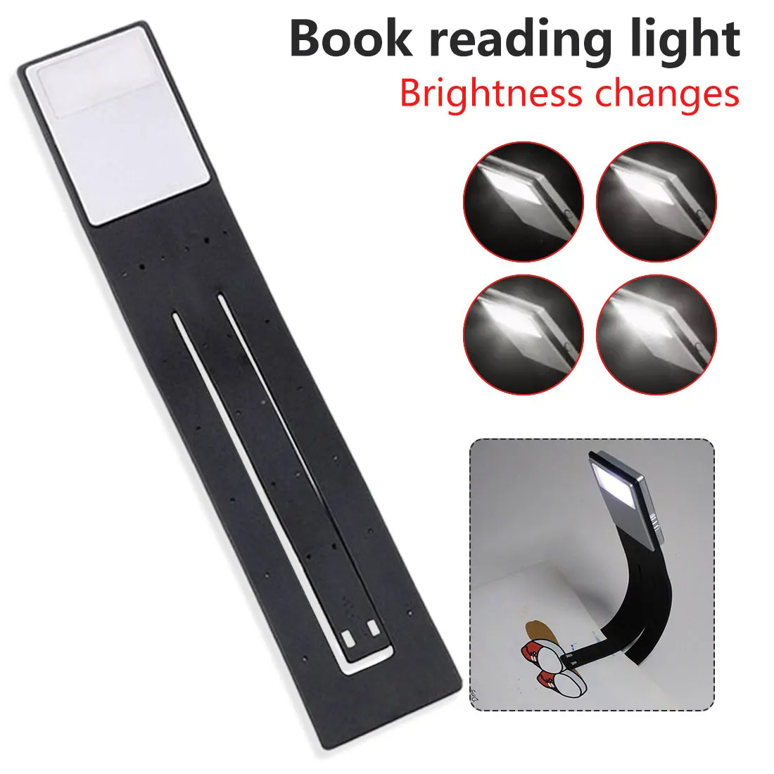 USB Rechargeable Brightness Adjustable Bendable with Clip Design Lamp LED Book Light Night Reading For eBook Notebook Readers
USB Rechargeable Brightness Adjustable Bendable with Clip Design Lamp LED Book Light Night Reading For eBook Notebook Readers