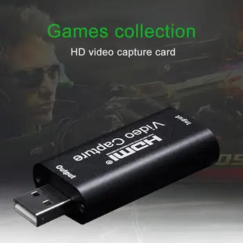 HD Audio Video Capture Card 1080p Game Capture Cards HDMI to USB Record Via DSLR Camcorder Camera for Acquisition Live Streaming
HD Audio Video Capture Card 1080p Game Capture Cards HDMI to USB Record Via DSLR Camcorder Camera for Acquisition Live Streaming