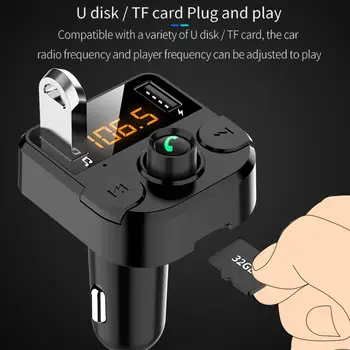 BT36B Dual USB Car Charger Wireless Bluetooth Radio Transmitter Hand-Free Call LCD Music Player TF Card Flash Drive AUX Adapter
BT36B Dual USB Car Charger Wireless Bluetooth Radio Transmitter Hand-Free Call LCD Music Player TF Card Flash Drive AUX Adapter