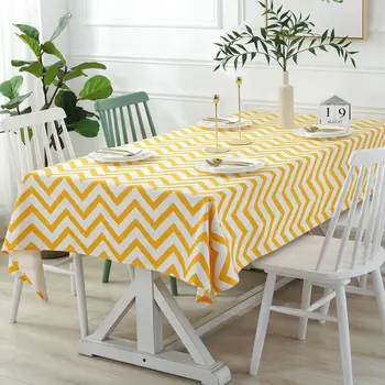 Wavy Stripes Tablecloth Yellow Blue Printed Table Cover Concise Round Table Cloth Rectangle Home Hotel Party Accessory 140*220cm
Wavy Stripes Tablecloth Yellow Blue Printed Table Cover Concise Round Table Cloth Rectangle Home Hotel Party Accessory 140*220cm