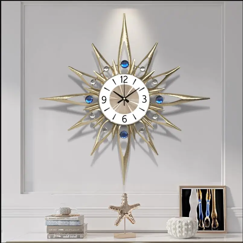 Simple Modern Wrought Iron Wall Clocks Crafts Ornaments Home Livingroom Wall Sticker Decoration Hotel Office 3D Wall Clock Mural
Simple Modern Wrought Iron Wall Clocks Crafts Ornaments Home Livingroom Wall Sticker Decoration Hotel Office 3D Wall Clock Mural