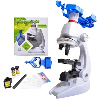 1200X Children Biological Microscope Beginner Kids Microscope With Mount Experiment Set Monocular Study Educational Tool
1200X Children Biological Microscope Beginner Kids Microscope With Mount Experiment Set Monocular Study Educational Tool