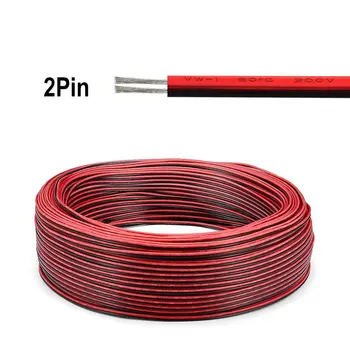 20m Speaker Wire Insulated 2pin Electrical Tinned Copper Wire Connector Cable For LED Controller 3528 2835 5050 Led Strip Light
20m Speaker Wire Insulated 2pin Electrical Tinned Copper Wire Connector Cable For LED Controller 3528 2835 5050 Led Strip Light