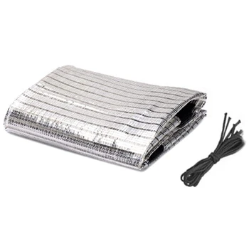 Reflective Aluminum Foil Shade Net Greenhouse Shade Net Shade Sail Plant Cover Net 2X2M
Reflective Aluminum Foil Shade Net Greenhouse Shade Net Shade Sail Plant Cover Net 2X2M