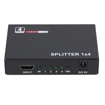 Video Splitter HD 1 Input 4 Output Adapter Box Video Signal Splitter 1080P Resolution Supported US Plug
Video Splitter HD 1 Input 4 Output Adapter Box Video Signal Splitter 1080P Resolution Supported US Plug
