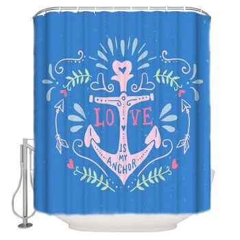 DEARHOUSE Shower Curtain Anchor Blue Background Love Sticks Shower Curtain Bathroom Curtain Home Decoration
DEARHOUSE Shower Curtain Anchor Blue Background Love Sticks Shower Curtain Bathroom Curtain Home Decoration