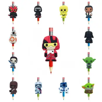 100pcs/ Star Wars PVC Pen Caps DIY Straw Charm Anti-Rolling Pen Cover Kids Gift Stationery Pencil Topper Office School Supply
100pcs/ Star Wars PVC Pen Caps DIY Straw Charm Anti-Rolling Pen Cover Kids Gift Stationery Pencil Topper Office School Supply