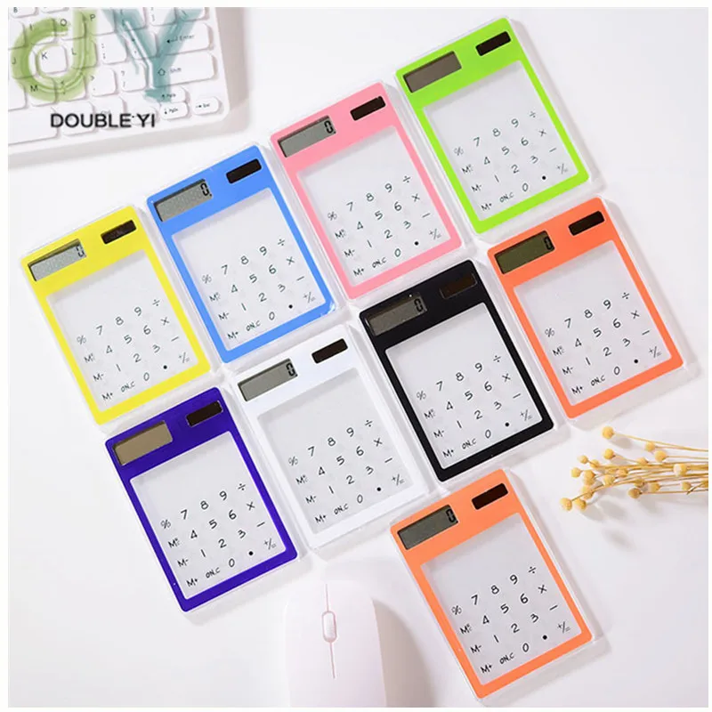 2 Pcs Solar ultra-thin white touch screen calculator student gift calculator portable calculator Free shipping
2 Pcs Solar ultra-thin white touch screen calculator student gift calculator portable calculator Free shipping