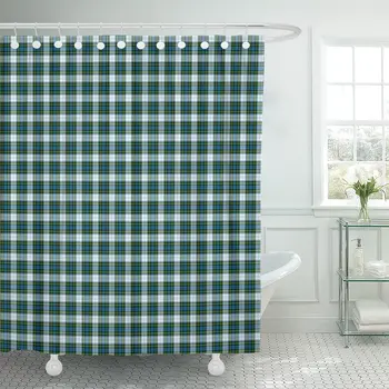 Blue Patterned of The Clan Campbell Dress Tartan Green Shower Curtain Waterproof 72 x 78 Inches Set with Hooks
Blue Patterned of The Clan Campbell Dress Tartan Green Shower Curtain Waterproof 72 x 78 Inches Set with Hooks