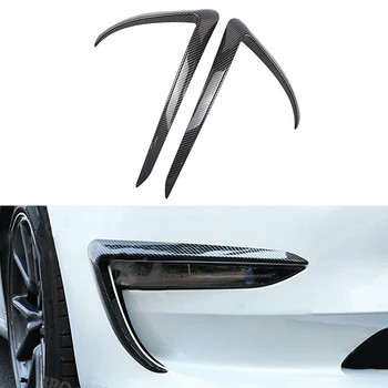 CITALL Car Carbon Fiber Black Front Fog Light Lamp Eyebrow Cover Trim Fit for Tesla Model 3 2017 2018 2019
CITALL Car Carbon Fiber Black Front Fog Light Lamp Eyebrow Cover Trim Fit for Tesla Model 3 2017 2018 2019