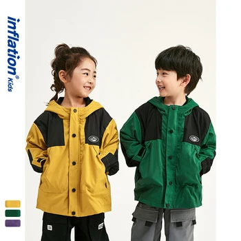 INFLATION Kids Trench Coat 2020 Style Color Block Hooded Windbreaker Kids Jacket Loose Fit Kids Trench Outwear Boy Jacket 19610A 
INFLATION Kids Trench Coat 2020 Style Color Block Hooded Windbreaker Kids Jacket Loose Fit Kids Trench Outwear Boy Jacket 19610A