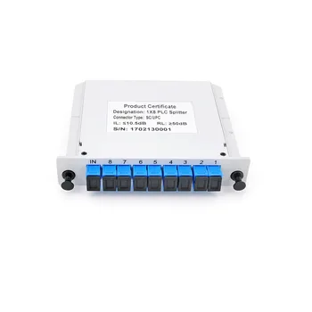 SC UPC PLC 1x8 Splitter Fiber Optical Box Ftth Plc Splitter Box With 1x8 Planar Waveguide Type Optical Splitter
SC UPC PLC 1x8 Splitter Fiber Optical Box Ftth Plc Splitter Box With 1x8 Planar Waveguide Type Optical Splitter