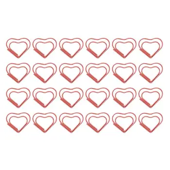 24pcs Paper Clip Heart Shape Practical Creative Adorable Stationery Paper Clips File Clips for School Home Office
24pcs Paper Clip Heart Shape Practical Creative Adorable Stationery Paper Clips File Clips for School Home Office