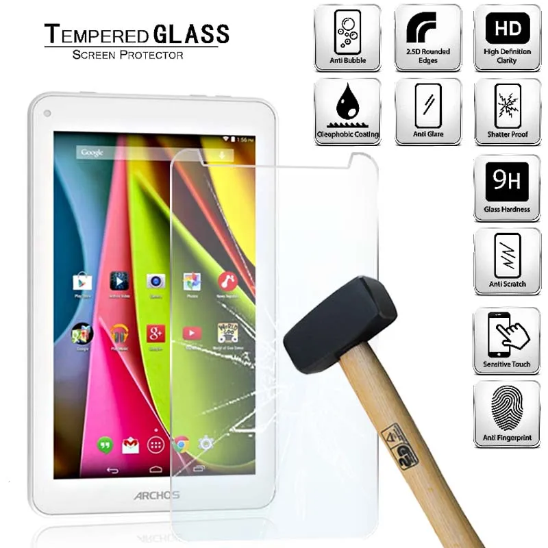 Tablet Tempered Glass Screen Protector Cover for Archos 70C Cobalt 7 Inch Full Coverage Anti-Fingerprint Screen Protector Film
Tablet Tempered Glass Screen Protector Cover for Archos 70C Cobalt 7 Inch Full Coverage Anti-Fingerprint Screen Protector Film