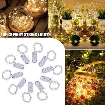 10pcs Copper Wire Fairy String Lights Warm White Pure White Multicolor LED String for Home Party Christmas DIY Decor
10pcs Copper Wire Fairy String Lights Warm White Pure White Multicolor LED String for Home Party Christmas DIY Decor