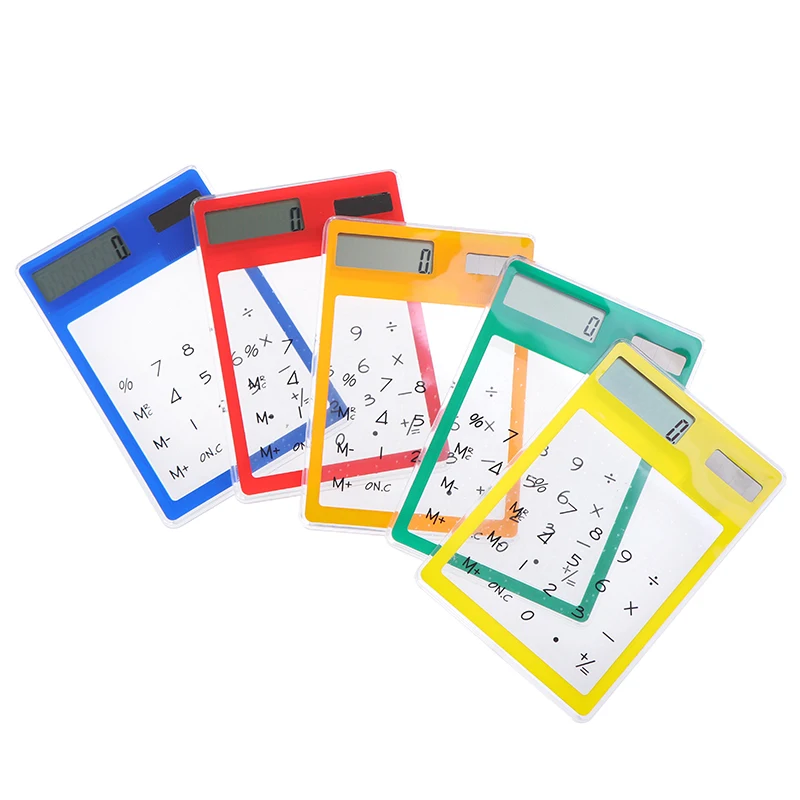 Transparent Cute Cartoon 8-digit Calculator Solar Energy Mini Portable Calculator School Supplies Kawaii
Transparent Cute Cartoon 8-digit Calculator Solar Energy Mini Portable Calculator School Supplies Kawaii