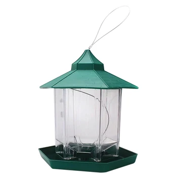 Hanging Wild Birds Feeder Automatic Trough Gazebo Birds Feeder and Garden Decoration for Birds Watchers Birds Food Box 23x18cm
Hanging Wild Birds Feeder Automatic Trough Gazebo Birds Feeder and Garden Decoration for Birds Watchers Birds Food Box 23x18cm