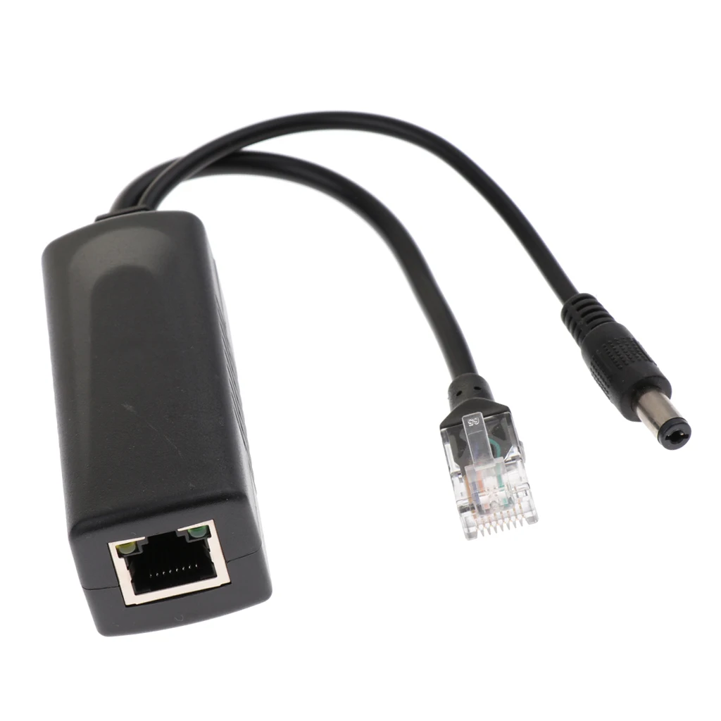 

Active PoE Splitter, Power Over Ethernet 48V to 12V 2A Adapter for IEEE 802.3 af/at 24 Watt