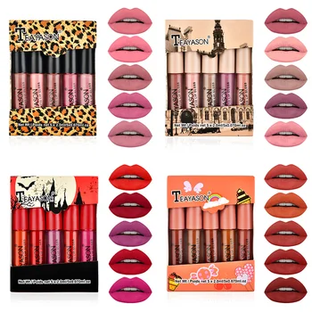 Sexy Lips Lipsticks Vampire Velvet 5Pcs/Set Waterproof Matte Lipstick Lip Stick Makeup Cosmetics Labiales Matte
Sexy Lips Lipsticks Vampire Velvet 5Pcs/Set Waterproof Matte Lipstick Lip Stick Makeup Cosmetics Labiales Matte