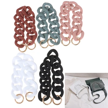 Colorful DIY 30cm/41cm Fashion Detachable Acrylic Chain Handle Fish Bone Plastic Strap Shoulder Bags Accessories For Women
Colorful DIY 30cm/41cm Fashion Detachable Acrylic Chain Handle Fish Bone Plastic Strap Shoulder Bags Accessories For Women