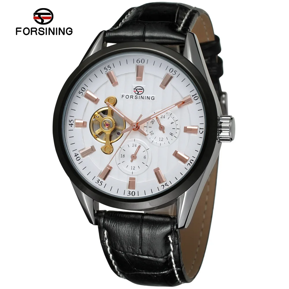 Forsining Fashion Casual Tourbillon Fully Automatic Analog Watch Analog Watch
