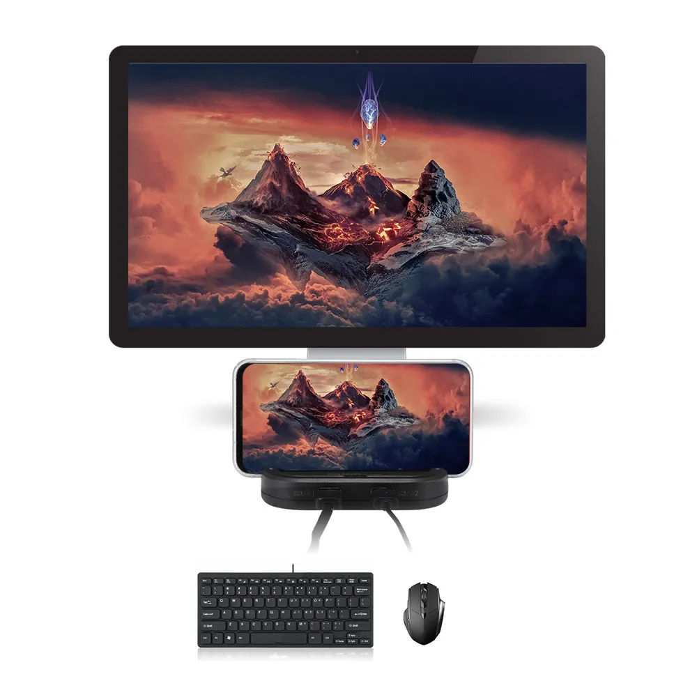 2020 Type-C Mobile Game Controller Keyboard Mouse Converter FR-X1 Large Screen Accessories | Электроника
