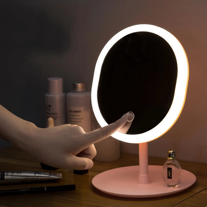 Illuminated Mirror With Led Light Vanity Cosmetic Makeup Mirror LED Portable Flexible USB Charging Storage Table Desktop Mirror
Illuminated Mirror With Led Light Vanity Cosmetic Makeup Mirror LED Portable Flexible USB Charging Storage Table Desktop Mirror