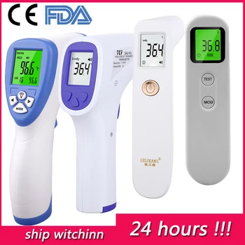 Infrared Forehead Thermometer Digital Non-contact Thermometer Body Temperature Fever Measure Tool for Baby Adult Kids
Infrared Forehead Thermometer Digital Non-contact Thermometer Body Temperature Fever Measure Tool for Baby Adult Kids