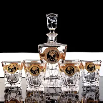 luxury lead-free whiskey decanter set with 6 Pcs whiskey wine glass for Alcohol Bourbon Scotch 7 Pcs Set 200903-15
luxury lead-free whiskey decanter set with 6 Pcs whiskey wine glass for Alcohol Bourbon Scotch 7 Pcs Set 200903-15
