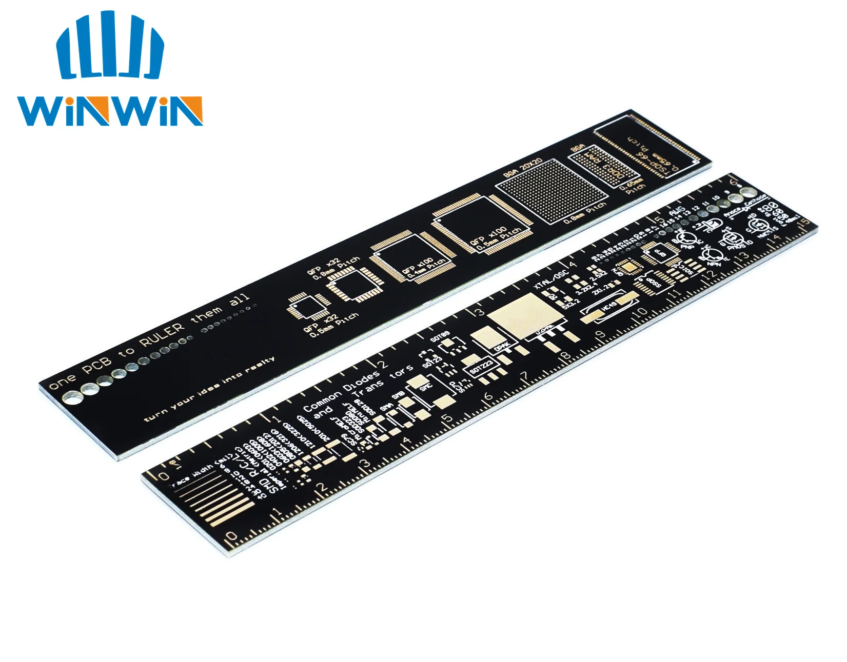 I72 PCB Ruler 15cm For Electronic Engineers For Geeks Makers For Fans PCB Reference Ruler PCB Packaging Units v2 - 6
I72 PCB Ruler 15cm For Electronic Engineers For Geeks Makers For Fans PCB Reference Ruler PCB Packaging Units v2 - 6