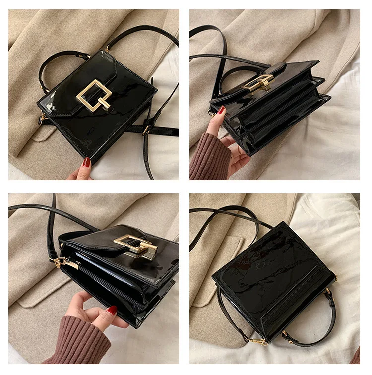 2020 Spring New Style WOMEN'S Bag Patent Leather Hand Square Sling Bag Bright Surface Solid Color Lock Versatile Shoulder
2020 Spring New Style WOMEN'S Bag Patent Leather Hand Square Sling Bag Bright Surface Solid Color Lock Versatile Shoulder