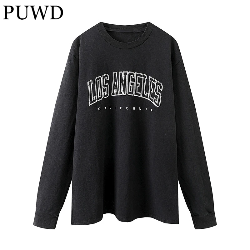 PUWD Casual Women Letter Print Loose Sweatshirt 2022 Autumn Fashion Ladies O Neck Streetwear Pullovers Girls Chic Sweatshirts
PUWD Casual Women Letter Print Loose Sweatshirt 2022 Autumn Fashion Ladies O Neck Streetwear Pullovers Girls Chic Sweatshirts