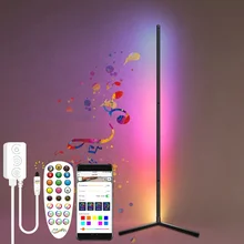 HIMOJO Modern bedroom black led simple RGB floor light color changing minimum corner stand smallest corner floor lamp
HIMOJO Modern bedroom black led simple RGB floor light color changing minimum corner stand smallest corner floor lamp